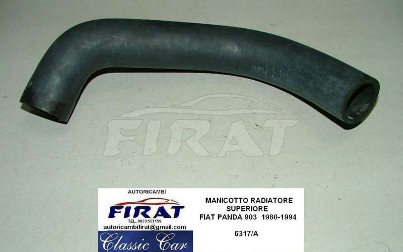 MANICOTTO RADIATORE FIAT PANDA 45 SUPERIORE 6317/A